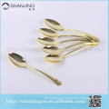 New product disposable plastic gold spoon